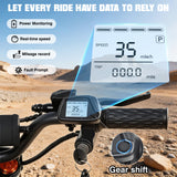 【Rexei Yeki】3000W Electric Dirt Bike for Adults 48V 21AH Motorcycle 35MPH Off-Road Vehicle High Carbon Steel Frame with Hydraulic Brakes UL2849