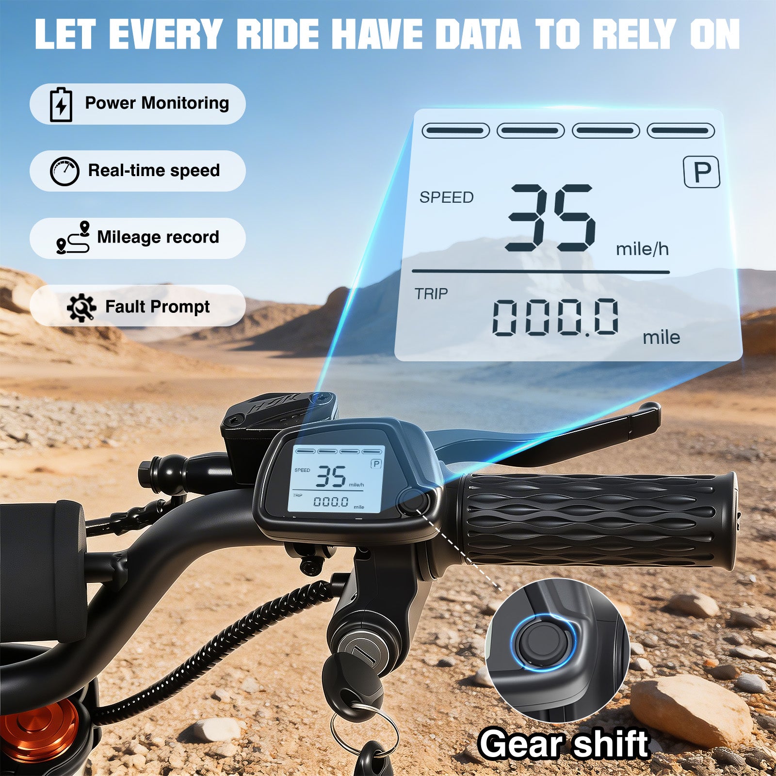 【Rexei Yeki】3000W Electric Dirt Bike for Adults 48V 21AH Motorcycle 35MPH Off-Road Vehicle High Carbon Steel Frame with Hydraulic Brakes UL2849