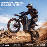 【Rexei Yeki】3000W Electric Dirt Bike for Adults 48V 21AH Motorcycle 35MPH Off-Road Vehicle High Carbon Steel Frame with Hydraulic Brakes UL2849