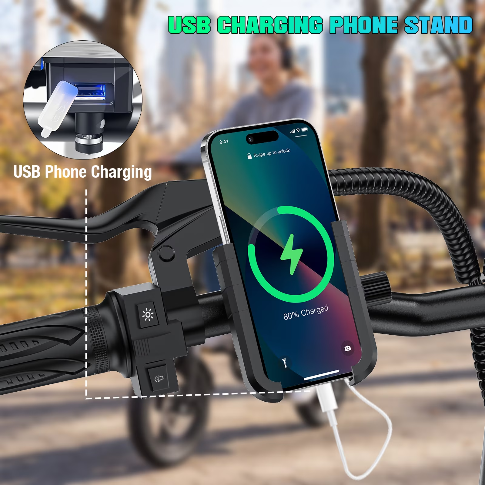 【Rexei Yeki 】14 Inch Folding Electric Bicycle, 560W Adult Electric Bicycle, 48V 10.4Ah, Maximum Range of 32 Miles, Dual Disc Brake Safety System, 3-Speed Riding, Front Fork with Shock Absorption, White
