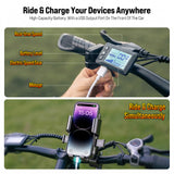 Rexei Yeki 1500W Electric Bike for Adults,26" Fat Tire EBike, 48V 18AH Battery, 28 MPH Max Speed, 7-Speed , 500 lbs, Front Suspension, Dual Disc Brakes, LCD Display, UL2849